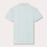 Men's Sea Air Pensacola Polo Shirt in pastel hue, back view.