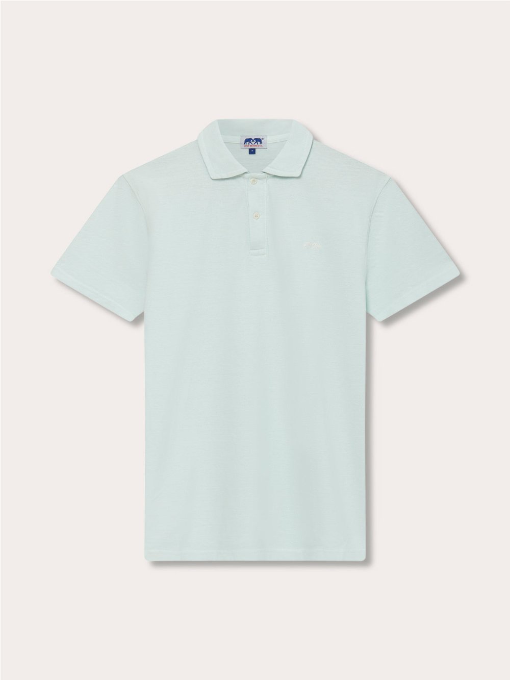 Men's Sea Air Pensacola Polo Shirt in pastel hue, front view.