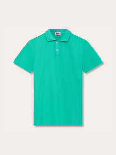 Men's Sicilian Green Pensacola Polo Shirt in vibrant green, crafted from 100% soft, breathable cotton.