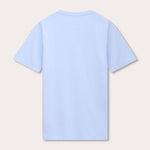 Sky Blue Lockhart cotton t shirts for men back view