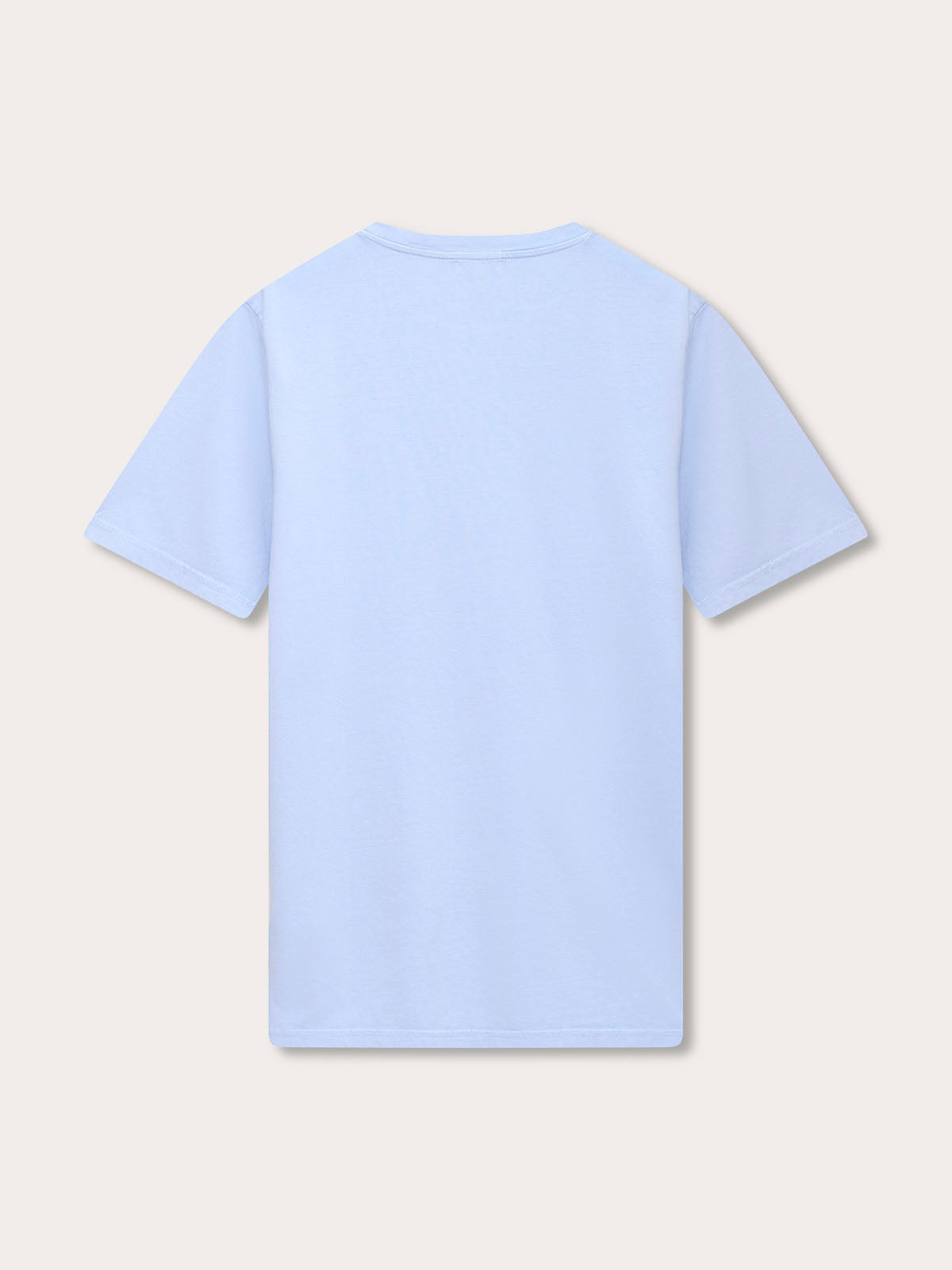 Sky Blue Lockhart cotton t shirts for men back view