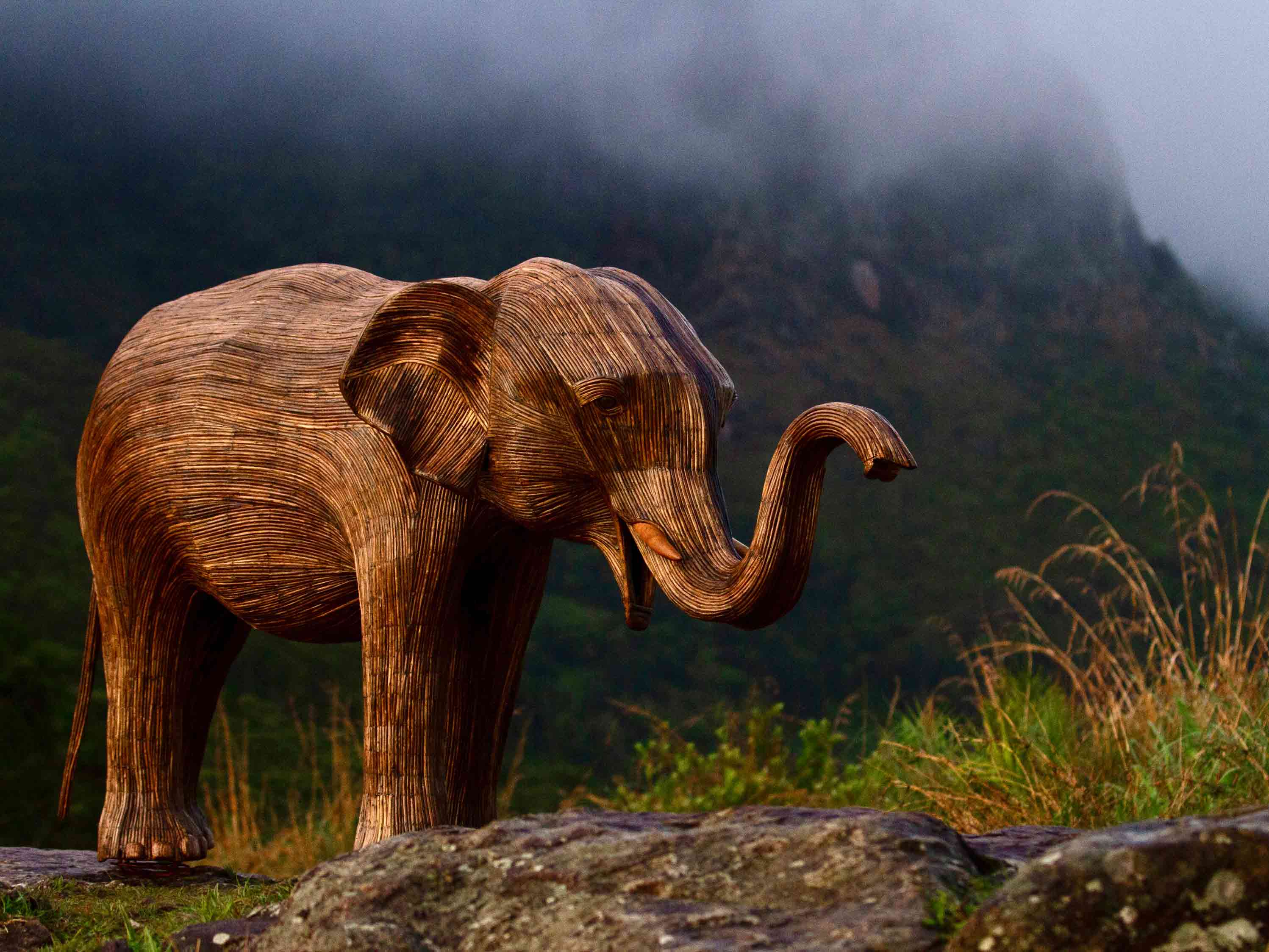 The Great Elephant Migration Sculpture