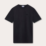 Men's Volcanic Black Lockhart T-Shirt made from 100% organic cotton, offering a classic fit and breathable comfort.