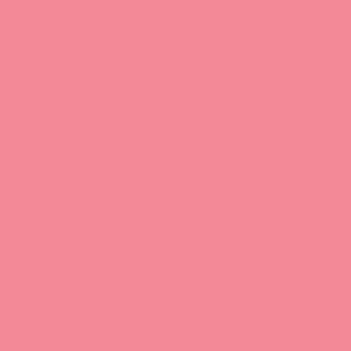 A solid, uniform color swatch of medium pink.