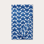 pattern view of Womens Elephant Palace Blue Yuma Cotton Scarf