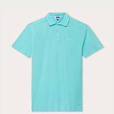 Cay Green Pensacola mens Polo Shirt inspired by the crystal clear aqua sea of the Bahamian Cays.