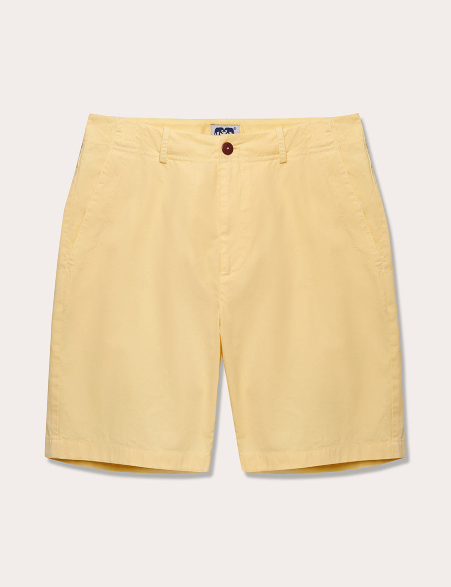 Men's Limoncello Harvey Cotton Shorts in sunny yellow color, 100% cotton.