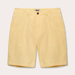 Men's Limoncello Harvey Cotton Shorts in sunny yellow color, 100% cotton.