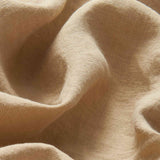 detailed view of coconut linen fabric