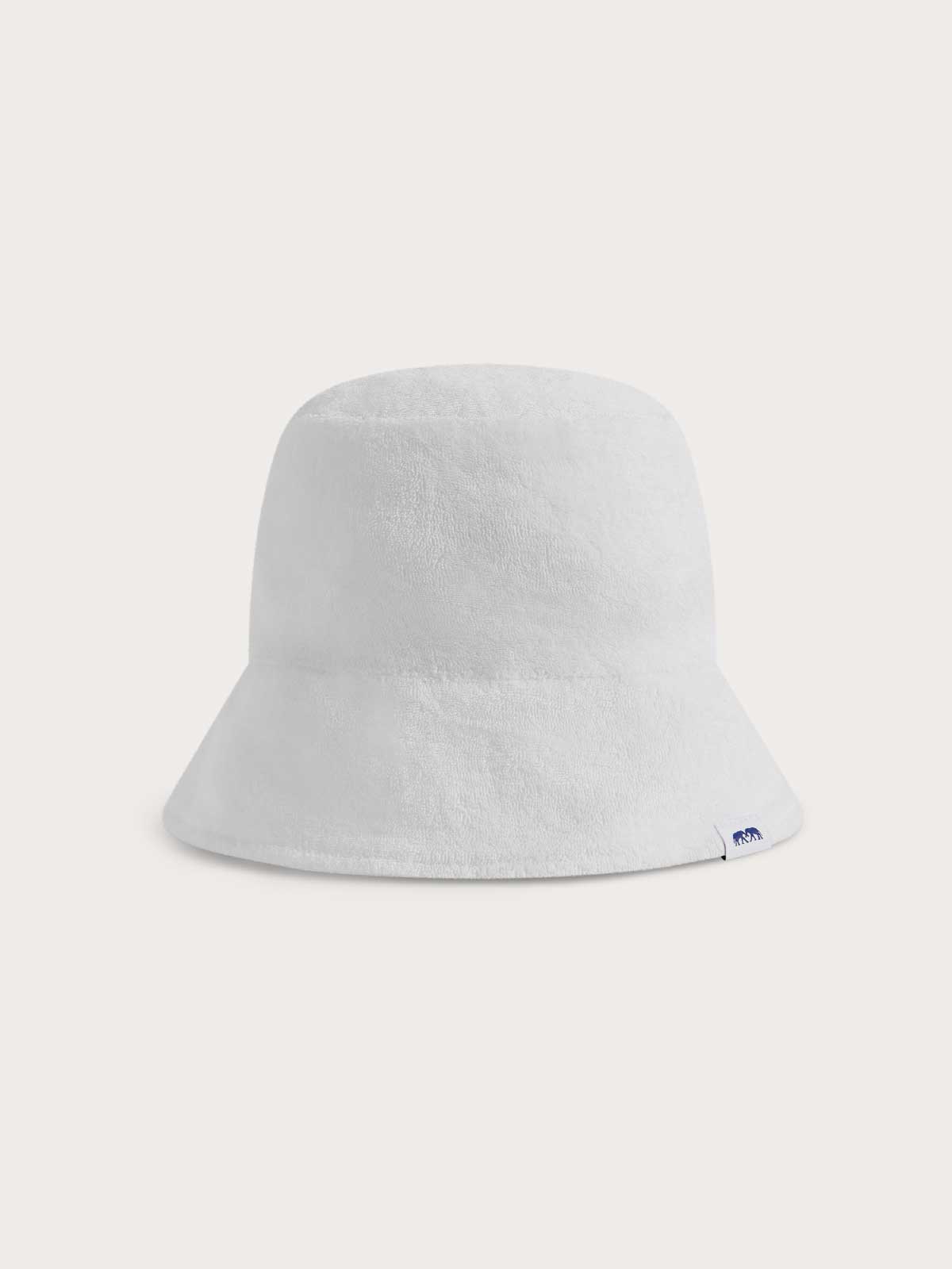white bucket hat for kids on a white background