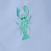 lobster palms blue swatch