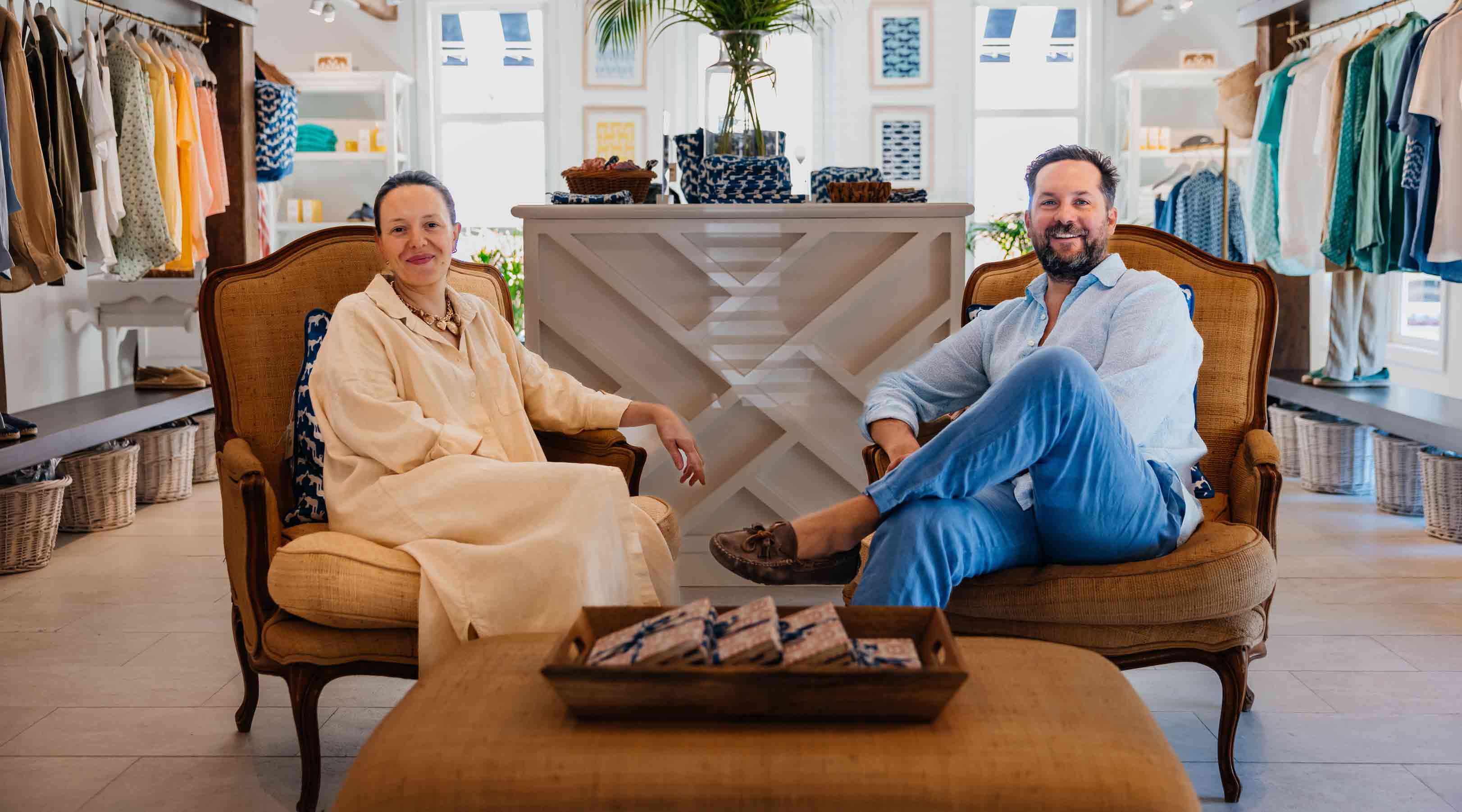 Love Brand founders Oliver and Rose Tomalin in new Bahamas Store