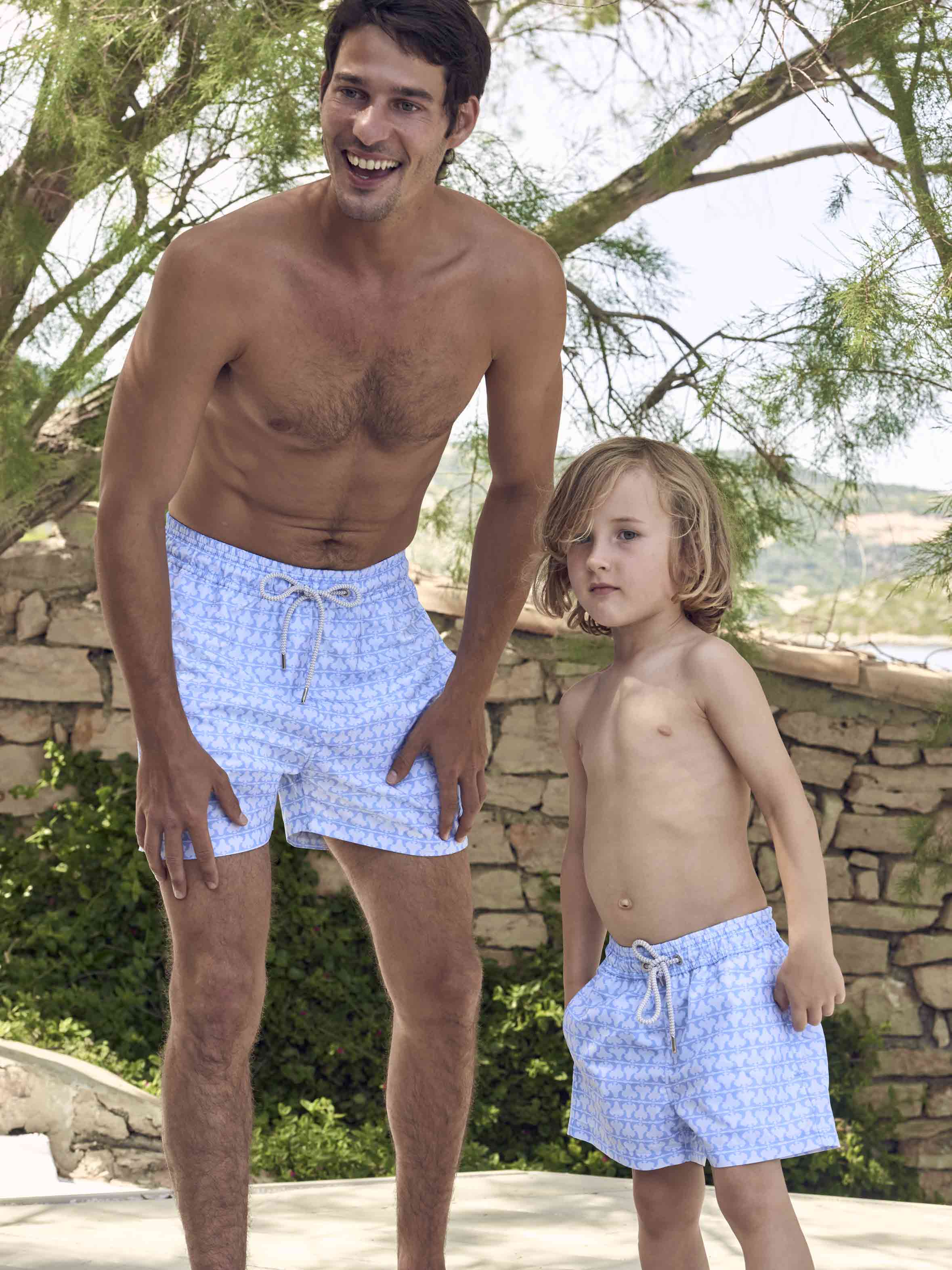 Love Brand x The Peligoni Club swim shorts