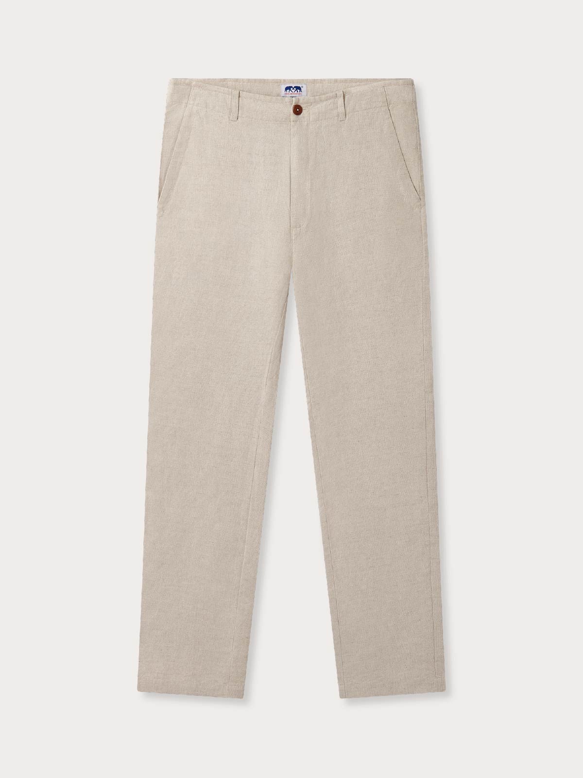 Beige pants on a white background