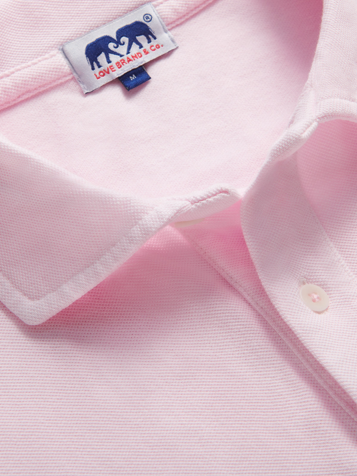 Men's Pastel Pink Pensacola Polo Shirt