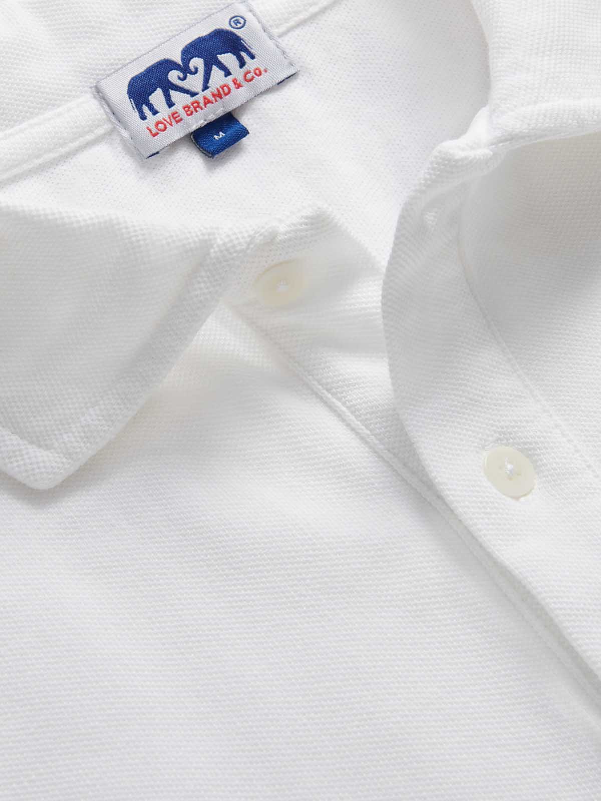 Men's White Pensacola Polo Shirt