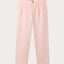 Men's Pastel Pink Lyford Chino trousers front view. Pink mens cotton chinos showing 2 front pockets and relaxed fit.