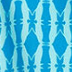 Blue and white patterned fabric swatch