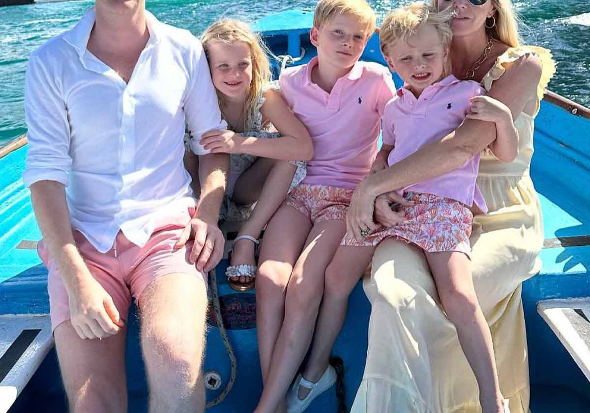 family wears beach clothing from swimwear brand love brand & co.