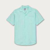 Men's Cay Green Arawak Linen Shirt