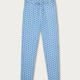 Men's Elephant Palace Blue Eleuthera Linen Trousers