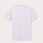 Men's Lavender Lockhart T-Shirt in Organic Cotton Pique, Back View