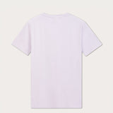 Men's Lavender Lockhart T-Shirt in Organic Cotton Pique, Back View