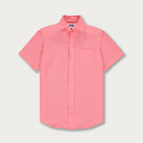 Men's Watermelon Manjack Linen Shirt