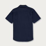 Men's Navy Blue Arawak Linen Shirt