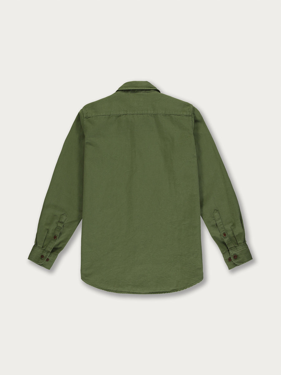 Men's Olive Atwood Cotton Shirt
