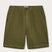 Men's Olive Green Burrow Linen Shorts with Corozo Nut Buttons