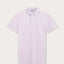 Men's Lavender Pensacola Polo Shirt made of soft organic cotton pique in a subtle lavender shade.