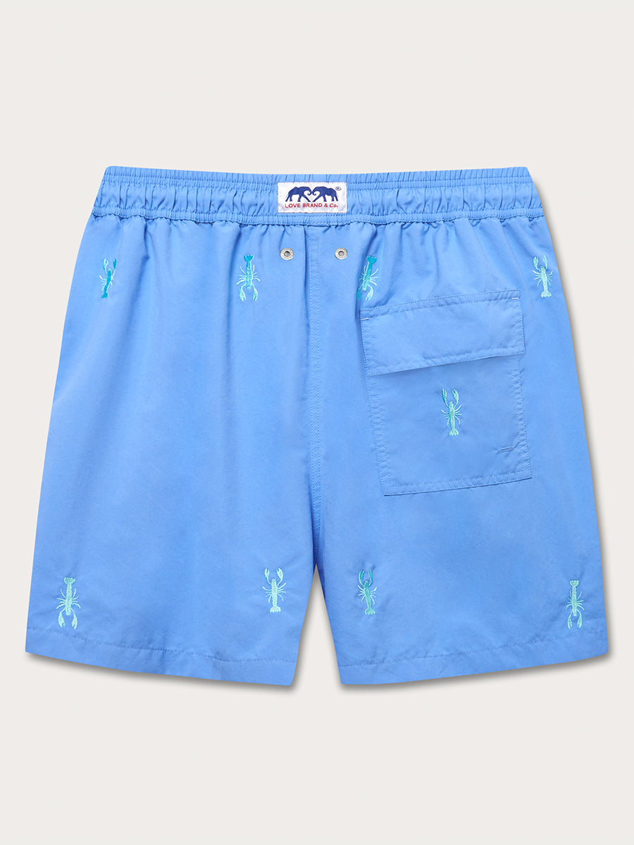 Men's Lazy Lobsters Embroidered Staniel Swim Shorts