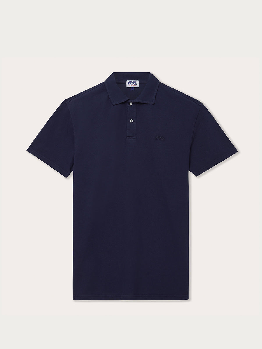 Navy Blue Mens Cotton Polo Shirt – LOVE BRAND & Co.