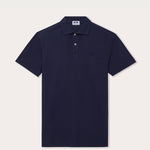 Men's Navy Blue Pensacola Polo Shirt - Elegant and versatile navy blue polo shirt for men, perfect for both evening outings and relaxed summer days.