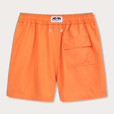 Men's Tangerine Staniel Swim Shorts with elastic waistband and back pocket.