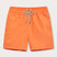 Men's Tangerine Staniel Swim Shorts featuring an elastic waistband and drawstring, designed for a vibrant and stylish summer look.