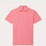 Men's Watermelon Pensacola Polo Shirt in bright pink, made of 100% cotton, displayed on a white background.